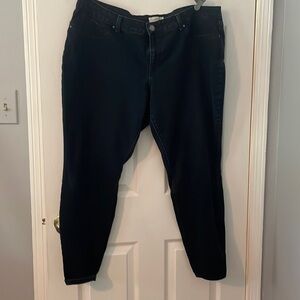 Jessica Simpson jegging ,skinny jeans size 22w. Dark wash inseam28”
